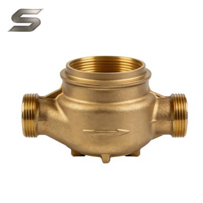 Vannmålerhus i messing